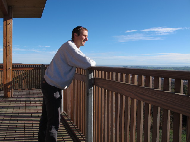 Ich auf der Raiffeisen-Jubiläumswarte, 356 m