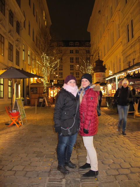 Alexandra und Katharina in der Spittelberggasse