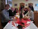 Stefan, Rudolf, Thomas, Diana, Claudia, Florian, Wolfgang, ?, Eva und Katja im Gasthaus Möslinger