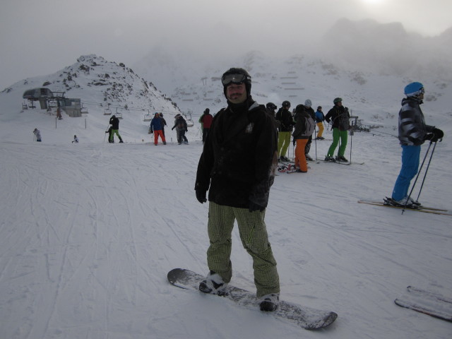 Markus bei der Bergstation der Madrisellabahn, 2.222 m