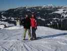 Markus und ich auf der Piste 1a