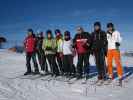 Ich, Kim, Charlotte, Andrea, Pauline, Stefan, Bernd und Matthias bei der Bergstation der Hanglalmbahn, 1.941 m