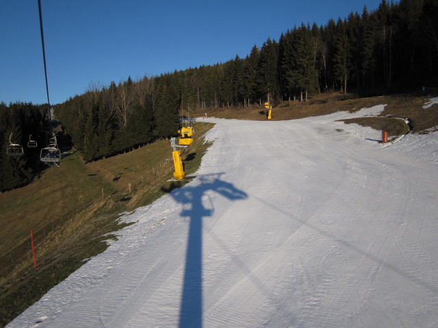 Talfahrt M&ouml;nichkirchen von der Sonnenbahn aus