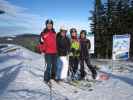 Ich, Michaela, Rita und Dieter bei der Bergstation der Panoramabahn, 1.432 m