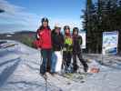 Ich, Michaela, Rita und Dieter bei der Bergstation der Panoramabahn, 1.432 m