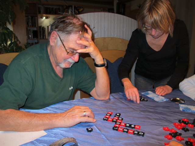 Papa und Mama im Haus meiner Eltern (26. Dez.)