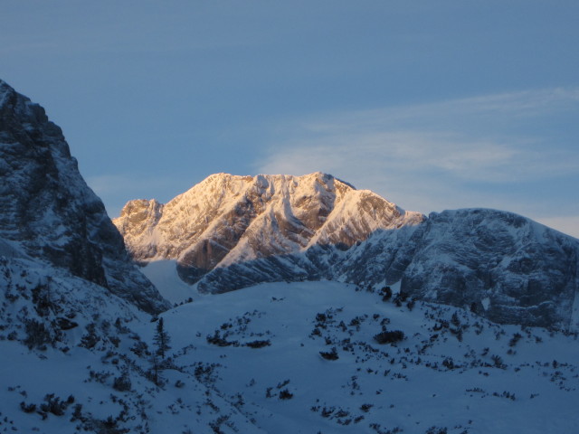 Hohes Kreuz von der Gjaidalm aus (31. Dez.)