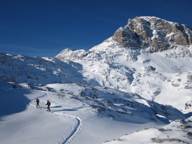 Christiane und Dieter zwischen Gjaidsteingrube und Mittersteinbahn (31. Dez.)