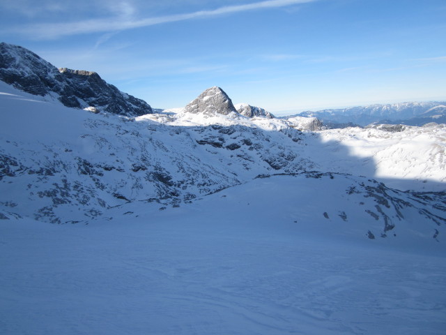 Sch&ouml;berl vom Hallst&auml;tter Gletscher aus (31. Dez.)