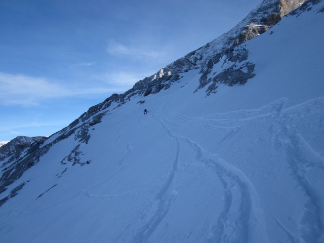 Irene und Christiane zwischen Hallst&auml;tter Gletscher und Oberem Eissee (31. Dez.)