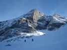 Dieter, Christiane und Irene zwischen Hallstätter Gletscher und Oberem Eissee (31. Dez.)