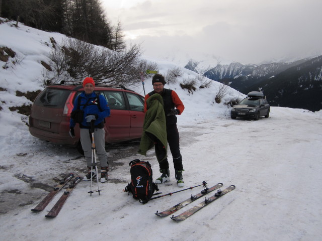 Erhard und Axel auf der Zillertaler H&ouml;henstra&szlig;e
