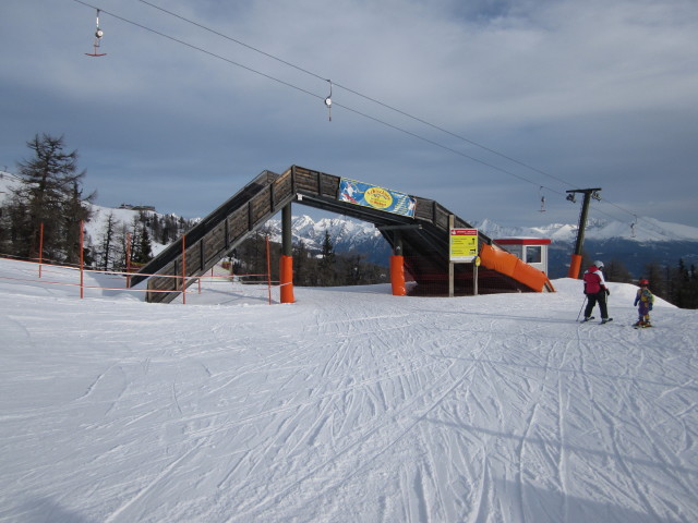 Bergstation des Übungslifts Stockerboden