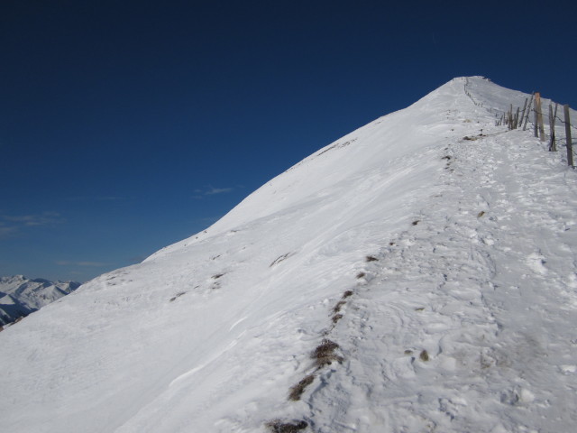 zwischen Bergstation der Speiereck-Gipfelbahn und Speiereck