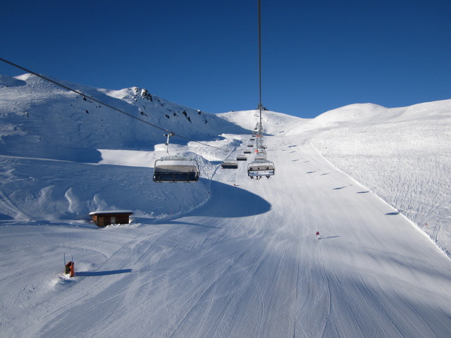 Gipfelabfahrt von der 6SB Thurntaler aus