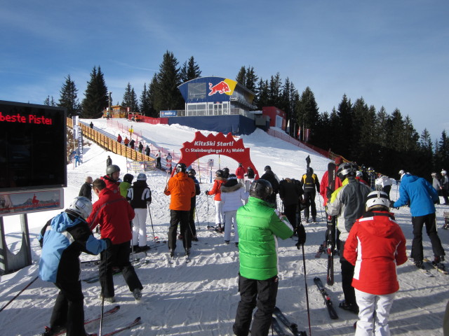 bei der Bergstation der Hahnenkammbahn, 1.662 m (17. J&auml;n.)