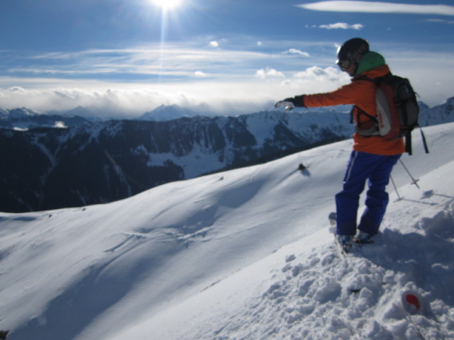 zwischen Pengelstein und Skiroute 'Pengelstein Süd' (17. Jän.)