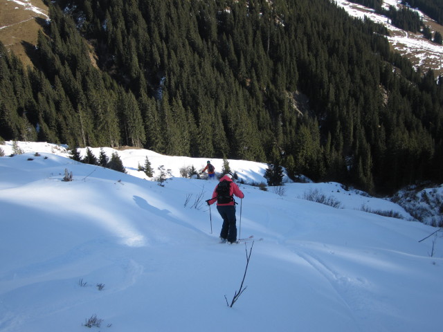 ? und Elisabeth zwischen Pengelstein und Skiroute 'Pengelstein S&uuml;d' (17. J&auml;n.)