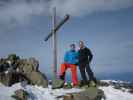 Wolfgang und ich am Bärenbadkogel, 1.883 m (17. Jän.)