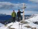 Axel und ich auf der Rosslaufspitze, 2.248 m