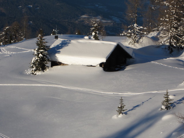 neben der Skiroute K&auml;lberriegel