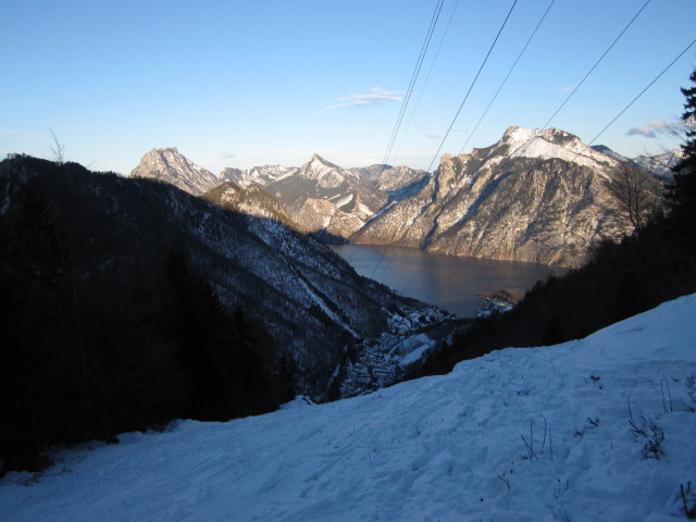 Skiroute ins Tal