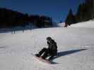 Hannelore auf der Piste 'Gsoll Panorama'