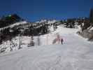 Hannelore auf der Piste 'Gsoll Panorama'