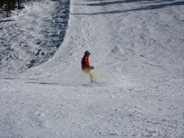 Christoph auf der Dacheggabfahrt