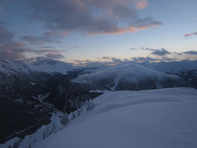 vom Padauner Kogel Richtung Südwesten