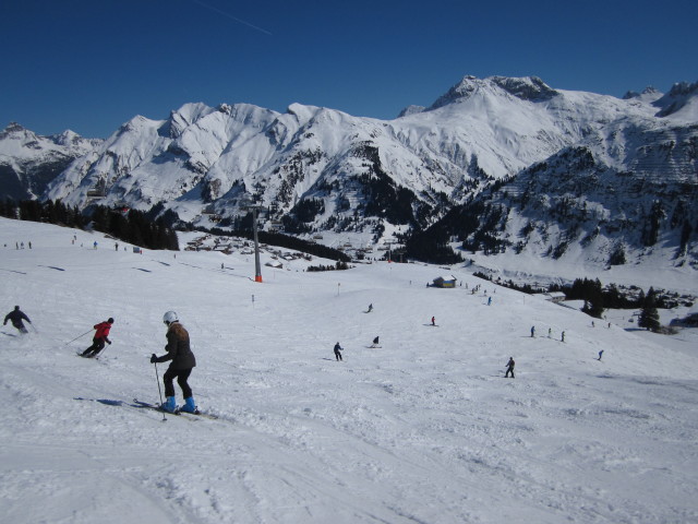 Abfahrt 'Kriegeralpe - Petersboden - Oberlech - Lech' (9. März)