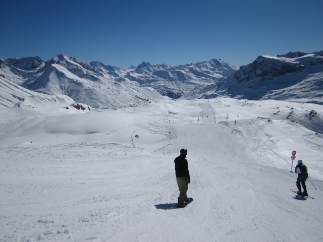 Markus auf der Steinmännleabfahrt (9. März)