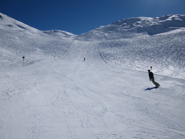 Markus auf der Skiroute 'Langerzug' (9. März)