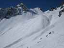 Markus auf der Skiroute 'Mattun' (8. März)