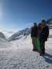 Markus, Ayesha und ich bei der Ulmer Hütte, 2.279 m (8. März)