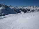 Markus auf der Skiroute 'Langerzug' (9. März)