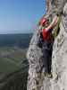 Pittentaler Klettersteig: Carmen in der zweiten Querung