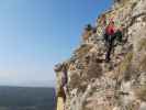 Pittentaler Klettersteig: Carmen im Ausstieg