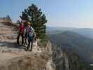 Pittentaler Klettersteig: Carmen, ich und Diana beim Ausstieg