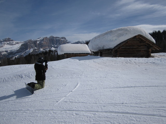 Markus auf der Piste 'Masarei - Piz Sorega' (15. März)