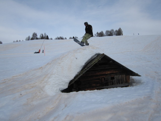 Markus neben der Piste 'Roby' (15. März)