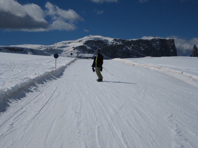 Markus auf der Piste 'Laurin - Paradiso' (16. März)