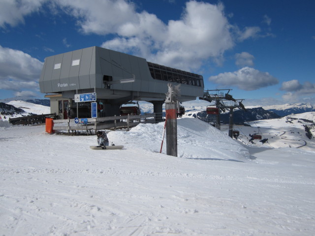 Bergstation des Sessellifts Florian, 2.125 m (16. März)