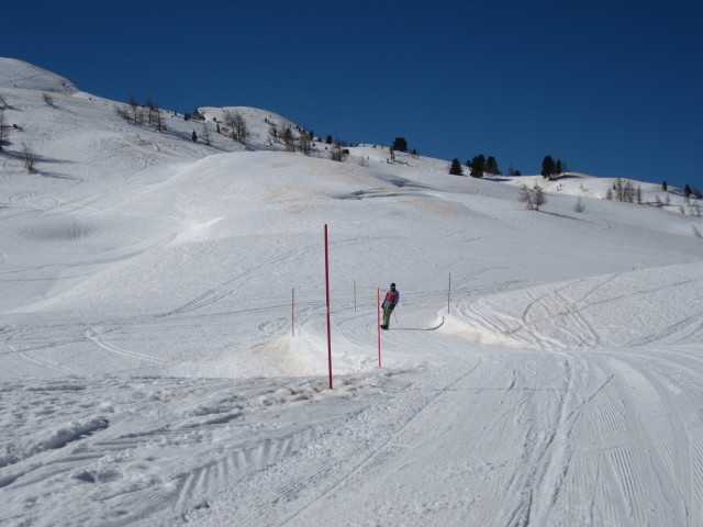 Markus auf der Piste 'Falzarego' (17. März)