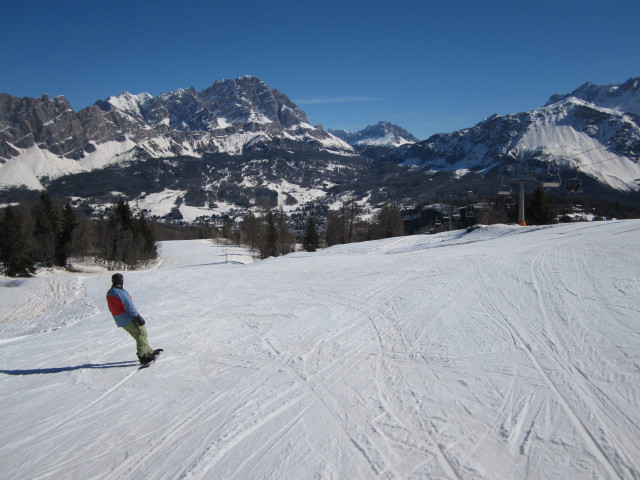 Markus auf der Piste 'Costón del Falco 1' (17. März)