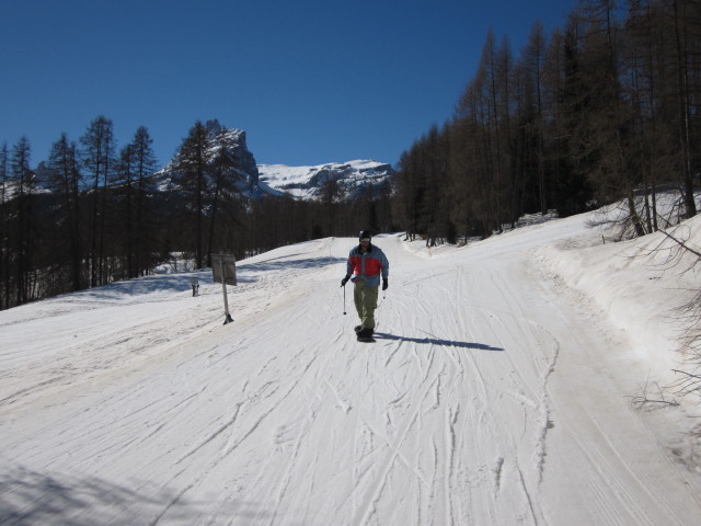 Markus auf der Piste 'Costón del Falco 1' (17. März)