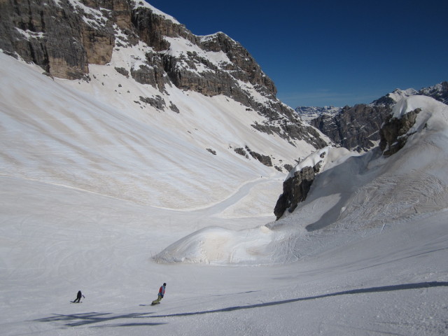 Markus auf der Piste 'Cacciatori' (17. März)