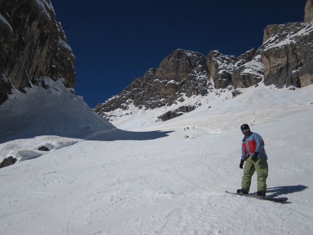 Markus auf der Piste 'Cacciatori' (17. März)