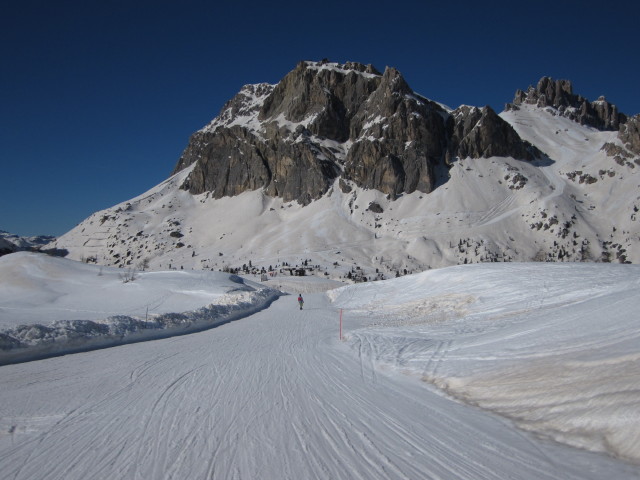 Markus am Skiweg Croda Negra (17. März)