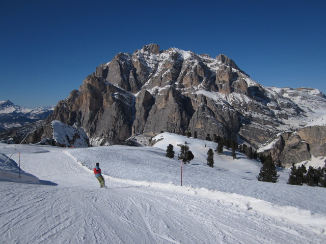 Markus auf der Piste 'Armentarola' (17. März)